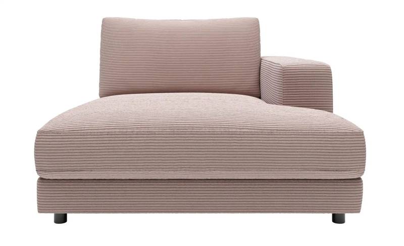 Jette Home Element Ottomane rechts in Cord Sila ¦ rosa/pink ¦ Maße (cm): B: 125 H: 85 T: 170.0 Polstermöbel > Sofas > Modulsofas - Höffner
