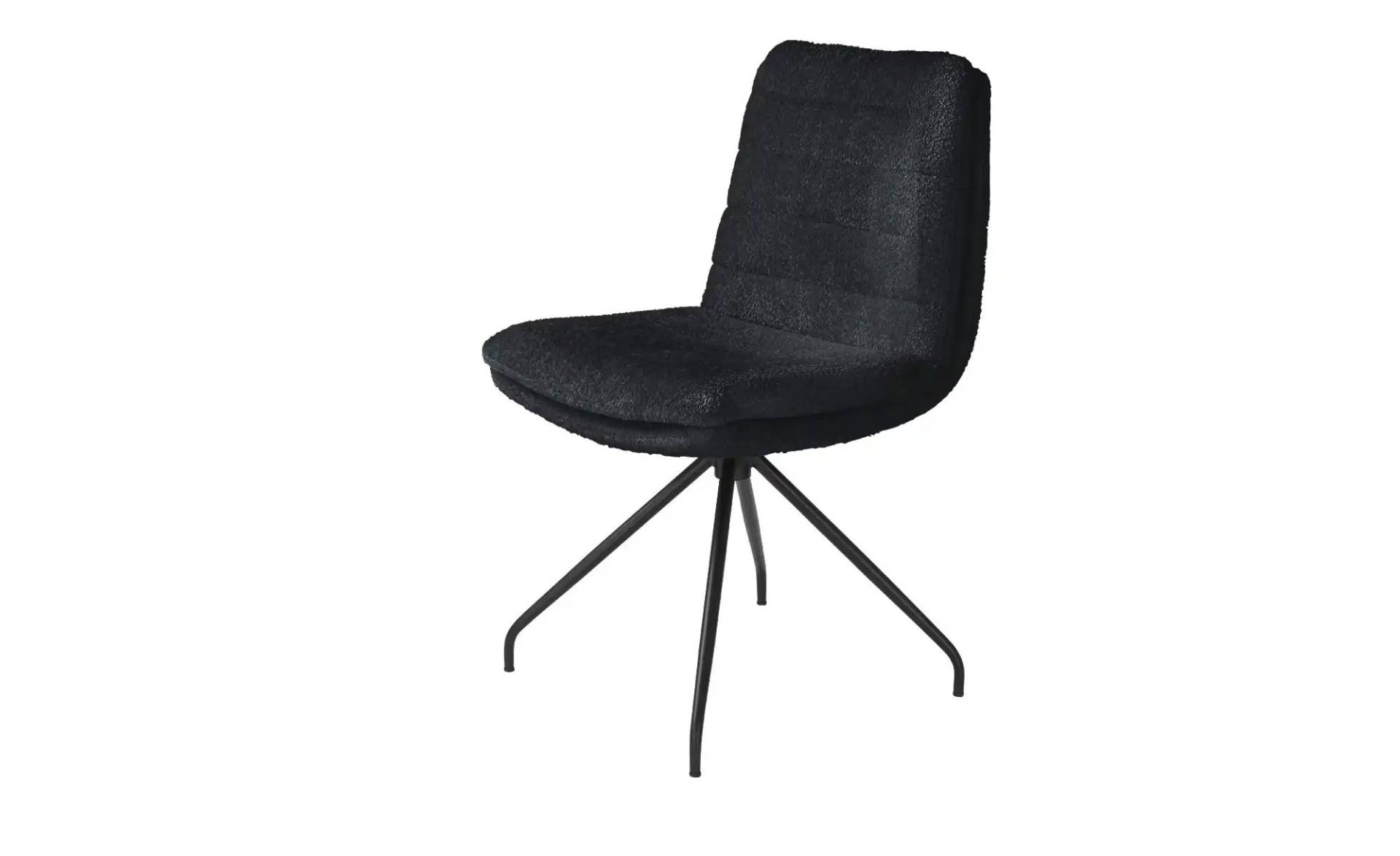 Jette Home Esszimmerstuhl  Ferro ¦ schwarz ¦ Maße (cm): B: 49 H: 85 T: 70.0 Stühle > Küchenstühle > Polster Küchenstühle - Höffner