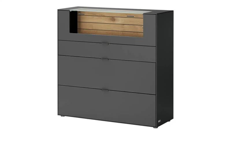 Jette Home Highboard  Como ¦ grau ¦ Maße (cm): B: 122 H: 122 T: 46.0 Kommoden & Sideboards > Highboards - Möbel Kraft