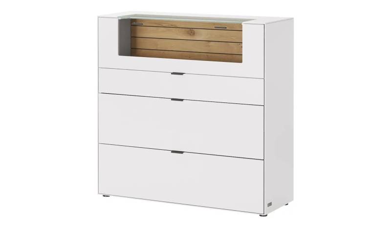Jette Home Highboard  Como ¦ weiß ¦ Maße (cm): B: 122 H: 122 T: 46.0 Kommoden & Sideboards > Highboards - Höffner