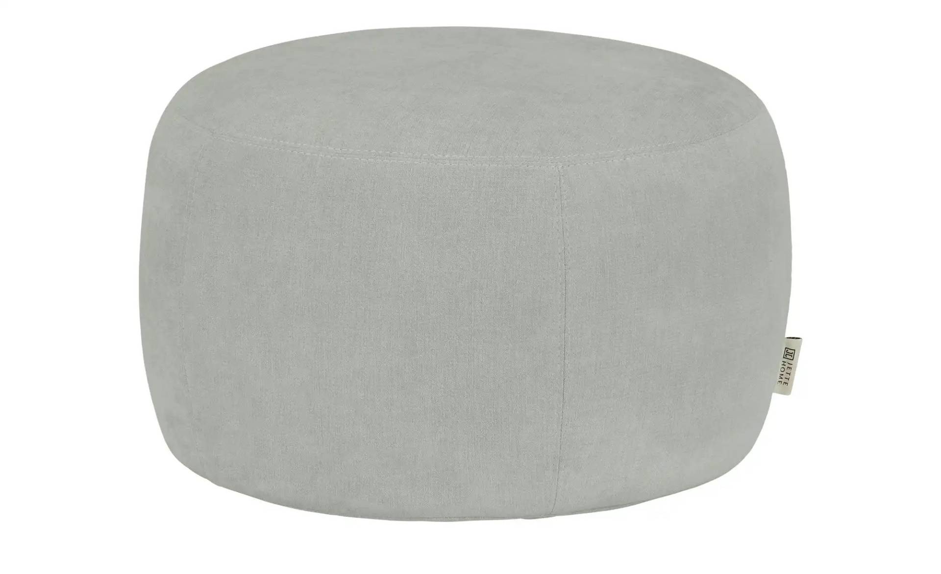 Jette Home Hocker  Jette Round ¦ silber ¦ Maße (cm): H: 40  Ø: [60.0] Polstermöbel > Hocker > Sitzsäcke - Möbel Kraft