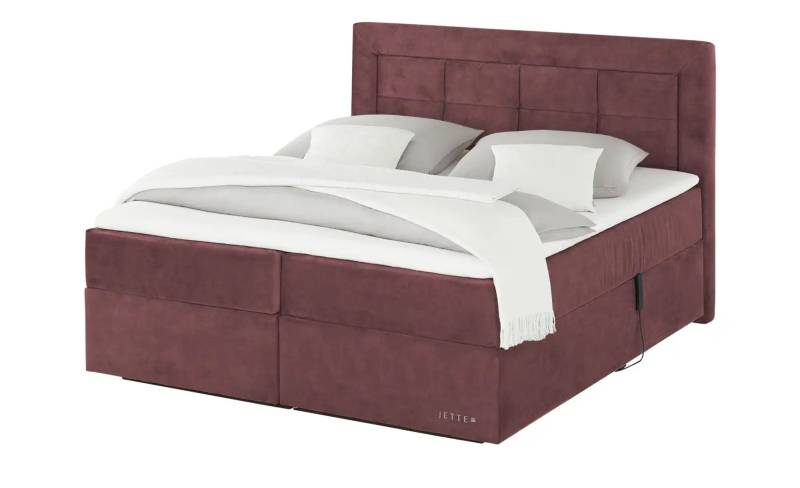 Jette Home Motor-Boxspringbett  Jette Patch ¦ rot ¦ Maße (cm): B: 182 H: 127 Betten > Komfortbetten - Höffner