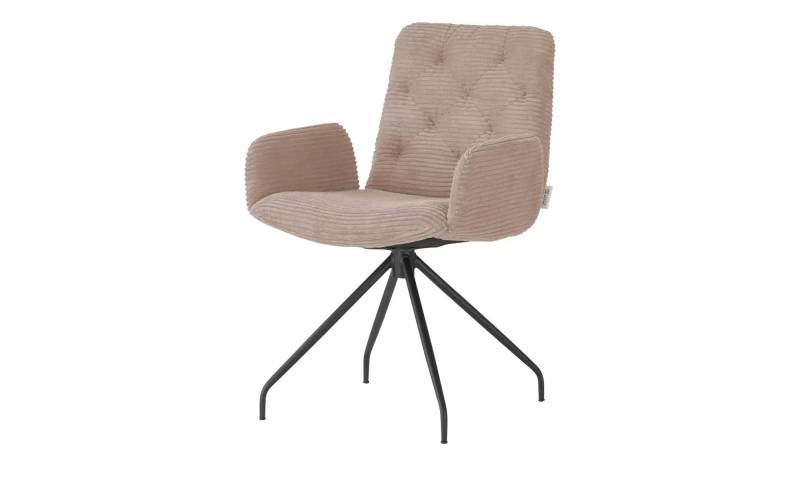 Jette Home Polsterstuhl  Salo ¦ beige ¦ Maße (cm): B: 59 H: 87 T: 66.0 Stühle > Esszimmerstühle > Esszimmerstühle mit Armlehnen - Höffner