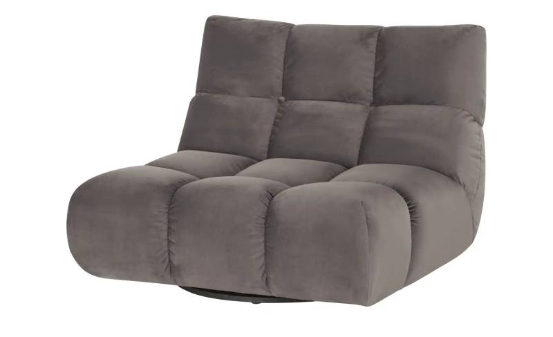 Jette Home Sessel  Gentle ¦ grau ¦ Maße (cm): B: 112 H: 85 T: 108.0 Polstermöbel > Sessel > Drehsessel - Höffner