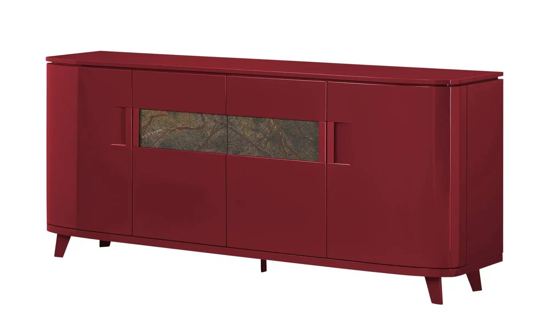 Jette Home Sideboard  Pedra ¦ rot ¦ Maße (cm): B: 190 H: 82 T: 45 Kommoden & Sideboards > Kommoden - Möbel Kraft