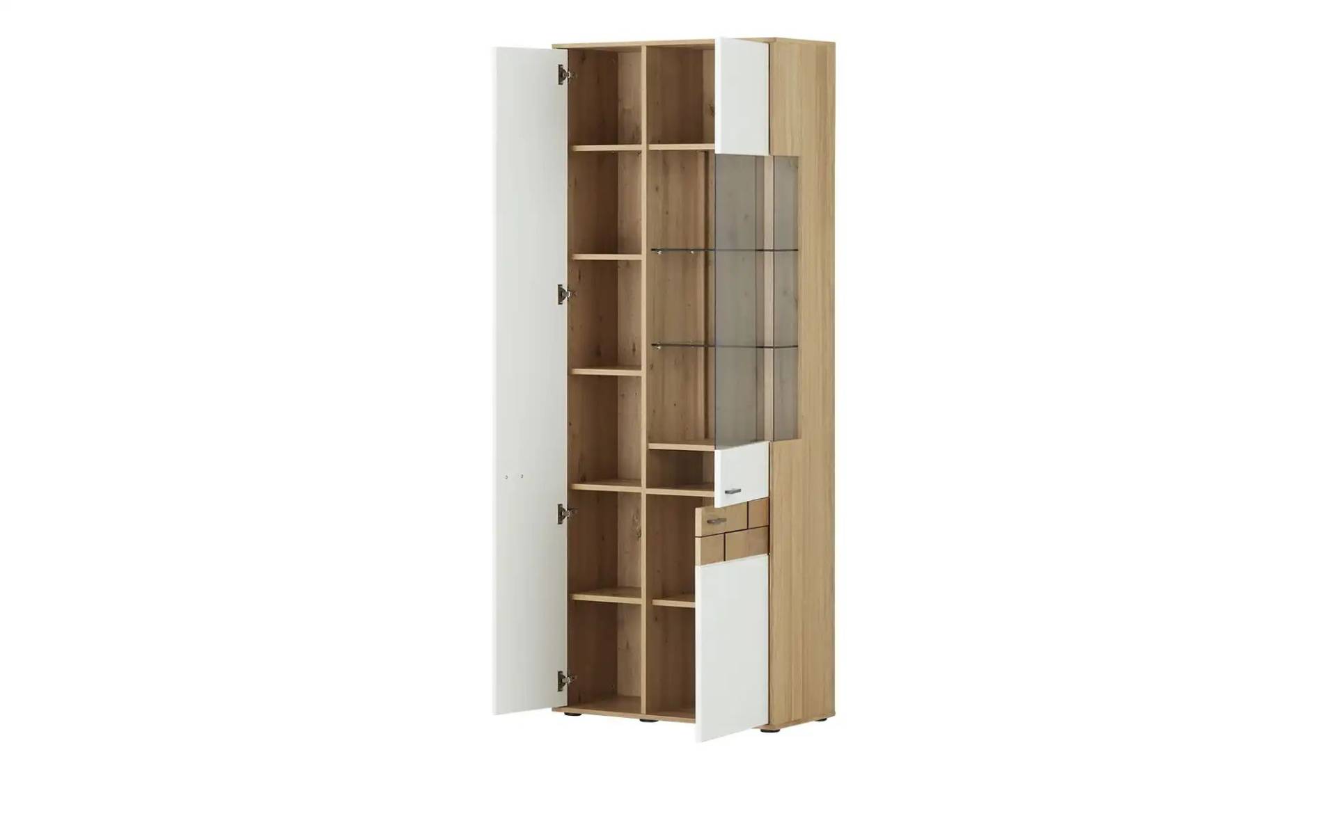 Jette Home Vitrine  Laguna ¦ weiß ¦ Maße (cm): B: 79 H: 207 T: 38.0 Schränke > Vitrinen - Höffner