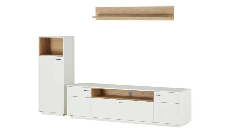Jette Home Wohnkombination  Coruna ¦ weiß ¦ Maße (cm): B: 263 H: 172 T: 50.0 Kommoden & Sideboards > Wohnwände - Höffner