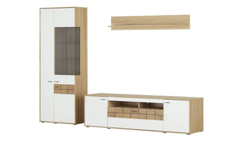 Jette Home Wohnkombination  Laguna ¦ weiß ¦ Maße (cm): B: 277 H: 207 T: 51.0 Kommoden & Sideboards > Wohnwände - Möbel Kraft