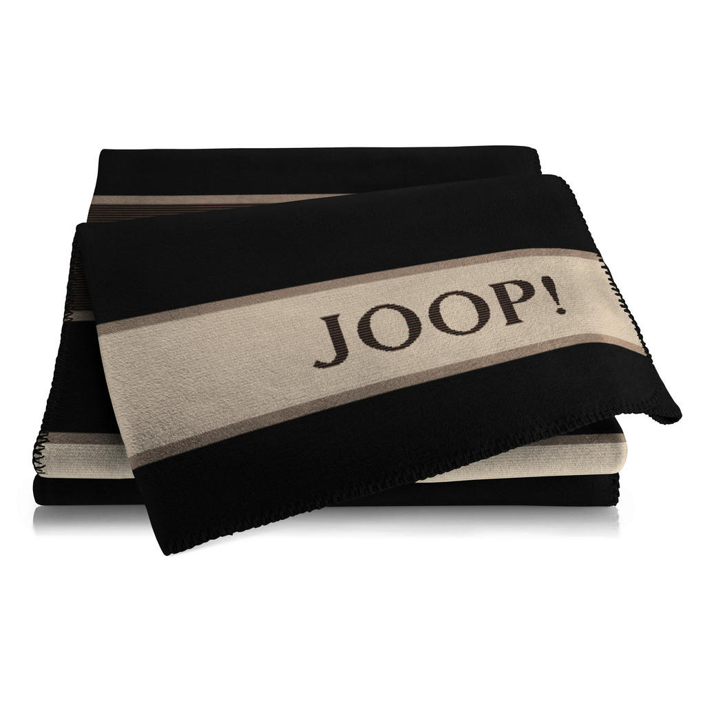 Joop! WOHNDECKE Anthrazit, Schwarz, Ecru Joop! WOHNDECKE Anthrazit, Schwarz, Ecru