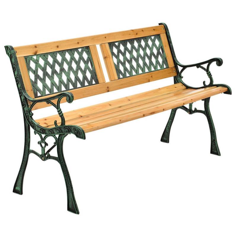Juskys GARTENBANK Braun