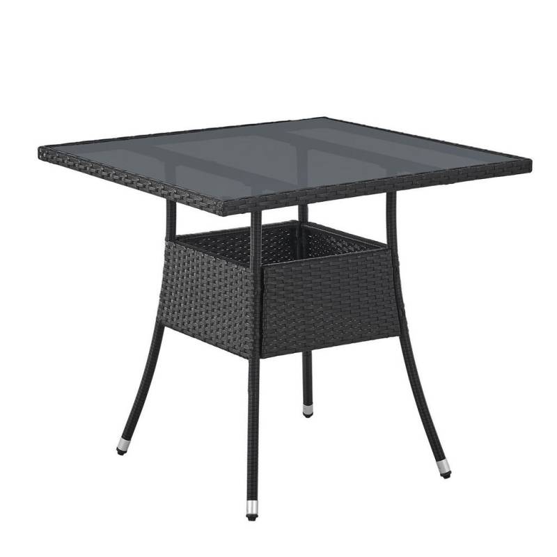 Juskys GARTENTISCH Schwarz