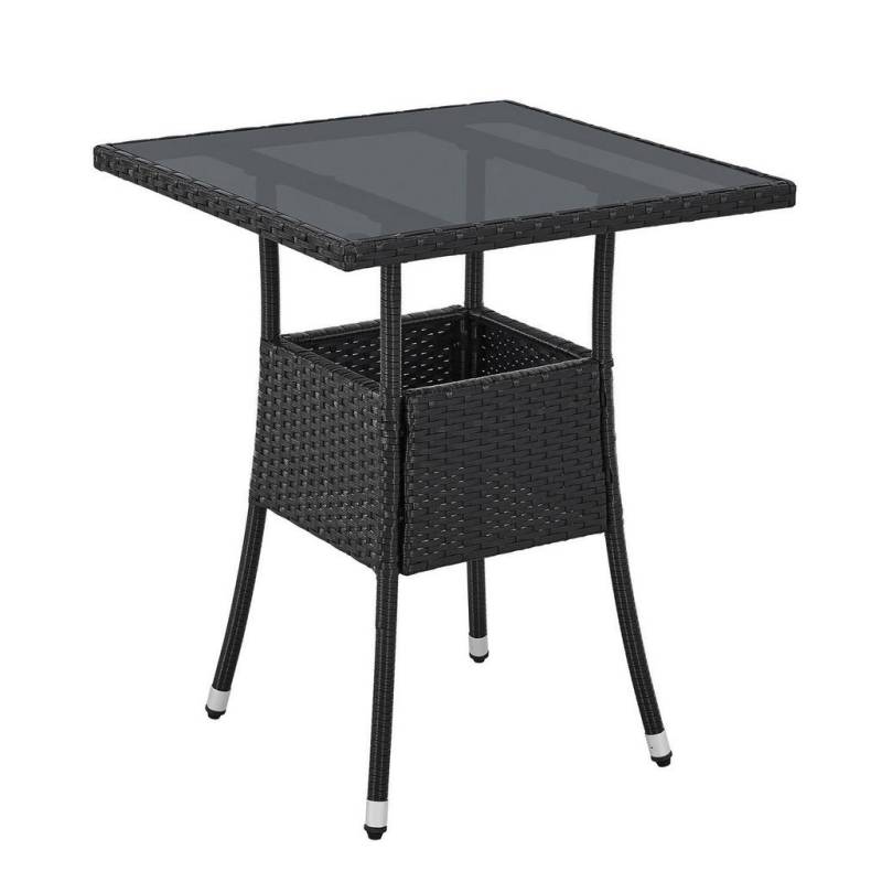 Juskys GARTENTISCH Schwarz