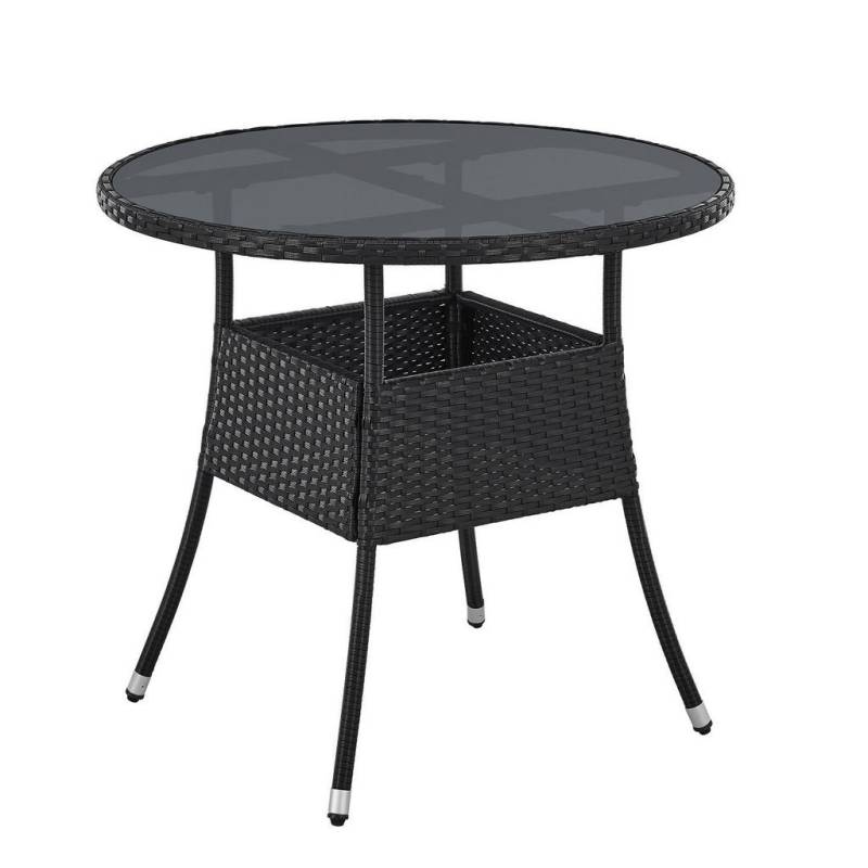 Juskys GARTENTISCH Schwarz