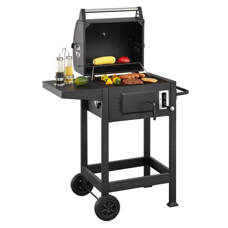 Juskys HOLZKOHLEGRILL Schwarz