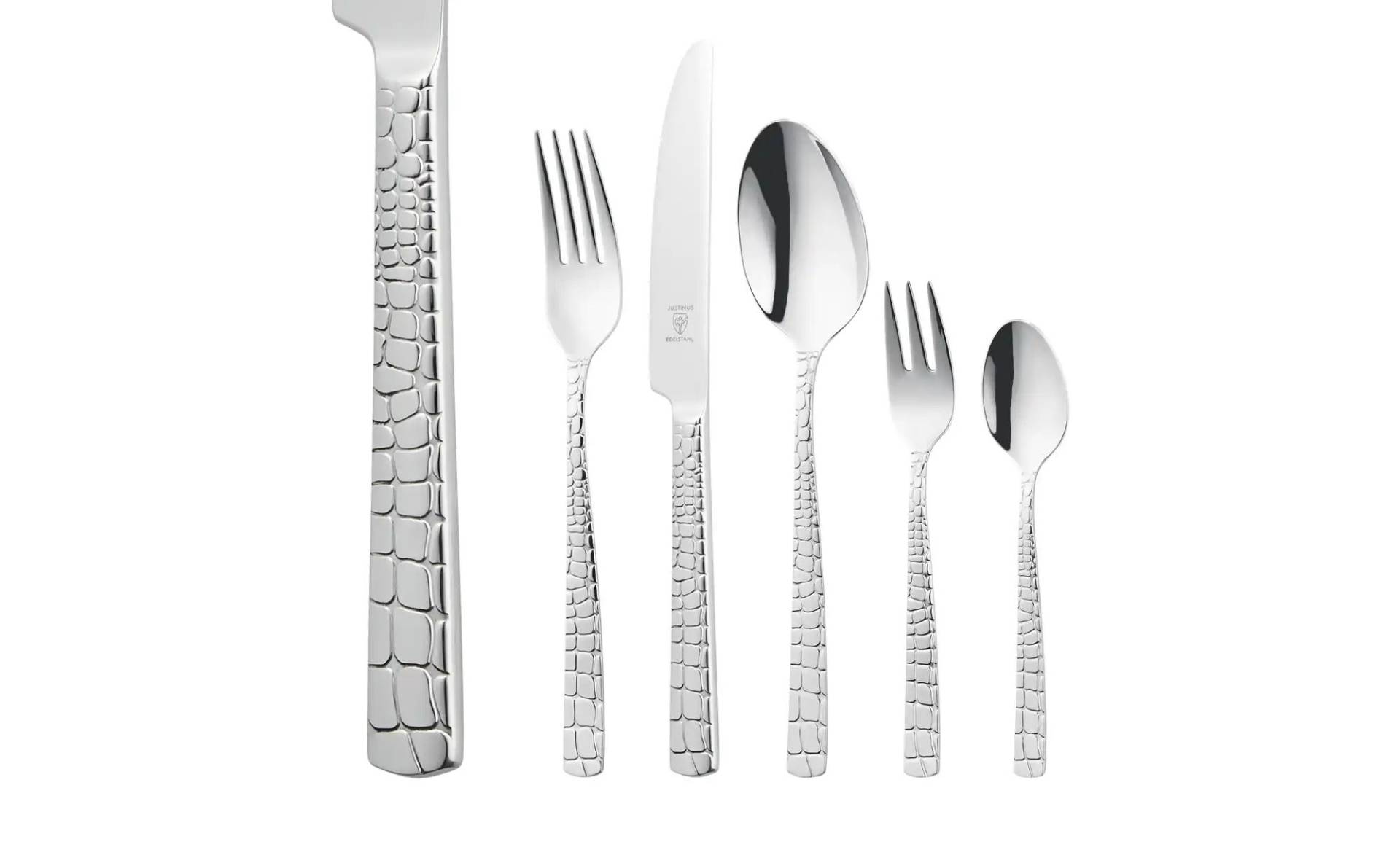 Justinus Besteckset   Croco ¦ silber ¦ Edelstahl Messer & Besteck > Besteck-Sets - Möbel Kraft