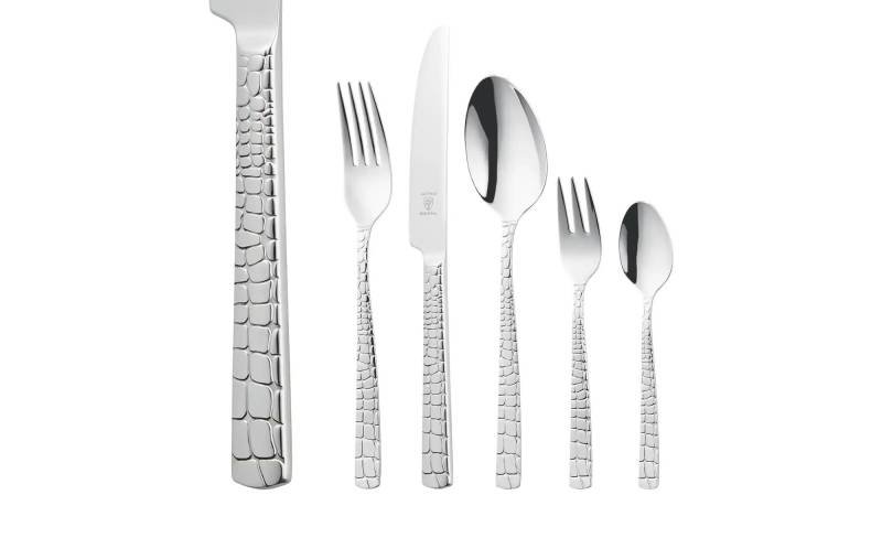 Justinus Besteckset   Croco ¦ silber ¦ Edelstahl Messer & Besteck > Besteck-Sets - Möbel Kraft