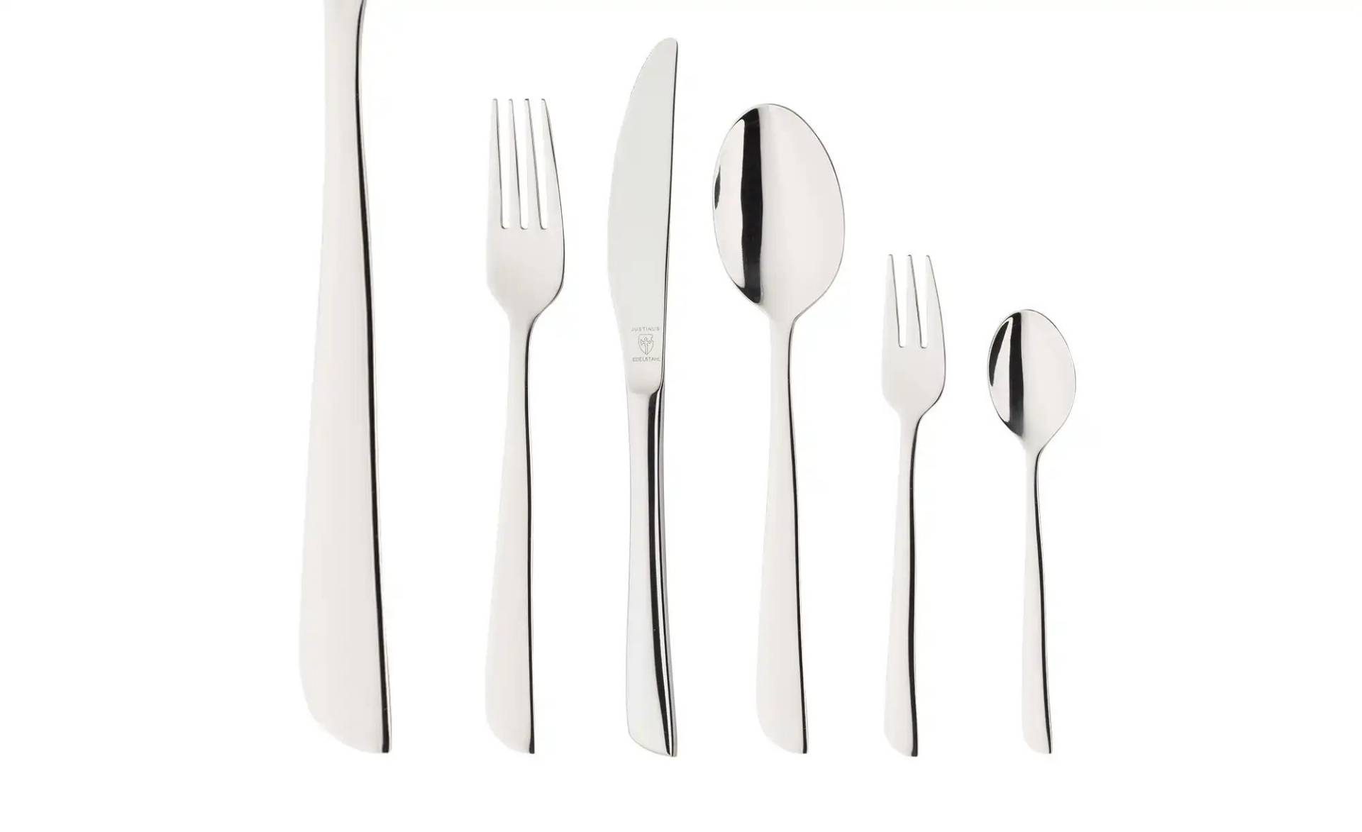 Justinus Besteckset  30-teilig  Twist ¦ silber ¦ Edelstahl Messer & Besteck > Besteck-Sets - Möbel Kraft