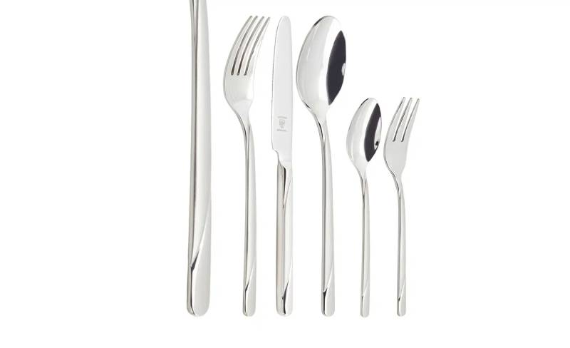 Justinus Besteckset  60-teilig  Flair ¦ silber ¦ Edelstahl Messer & Besteck > Besteck-Sets - Möbel Kraft
