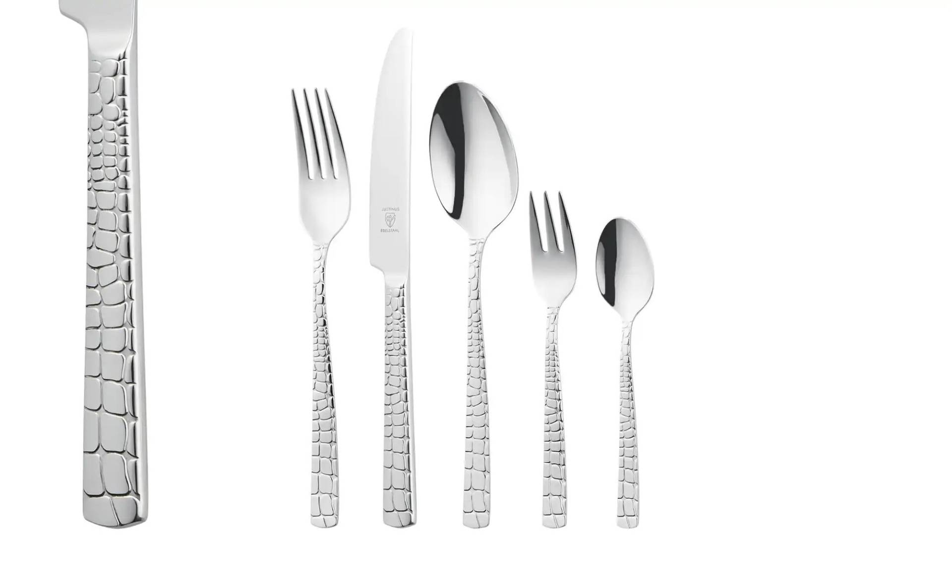 Justinus Besteckset   Croco ¦ silber ¦ Edelstahl Messer & Besteck > Besteck-Sets - Möbel Kraft