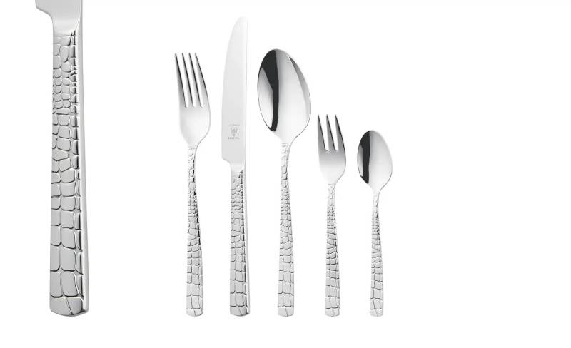 Justinus Besteckset   Croco ¦ silber ¦ Edelstahl Messer & Besteck > Besteck-Sets - Möbel Kraft