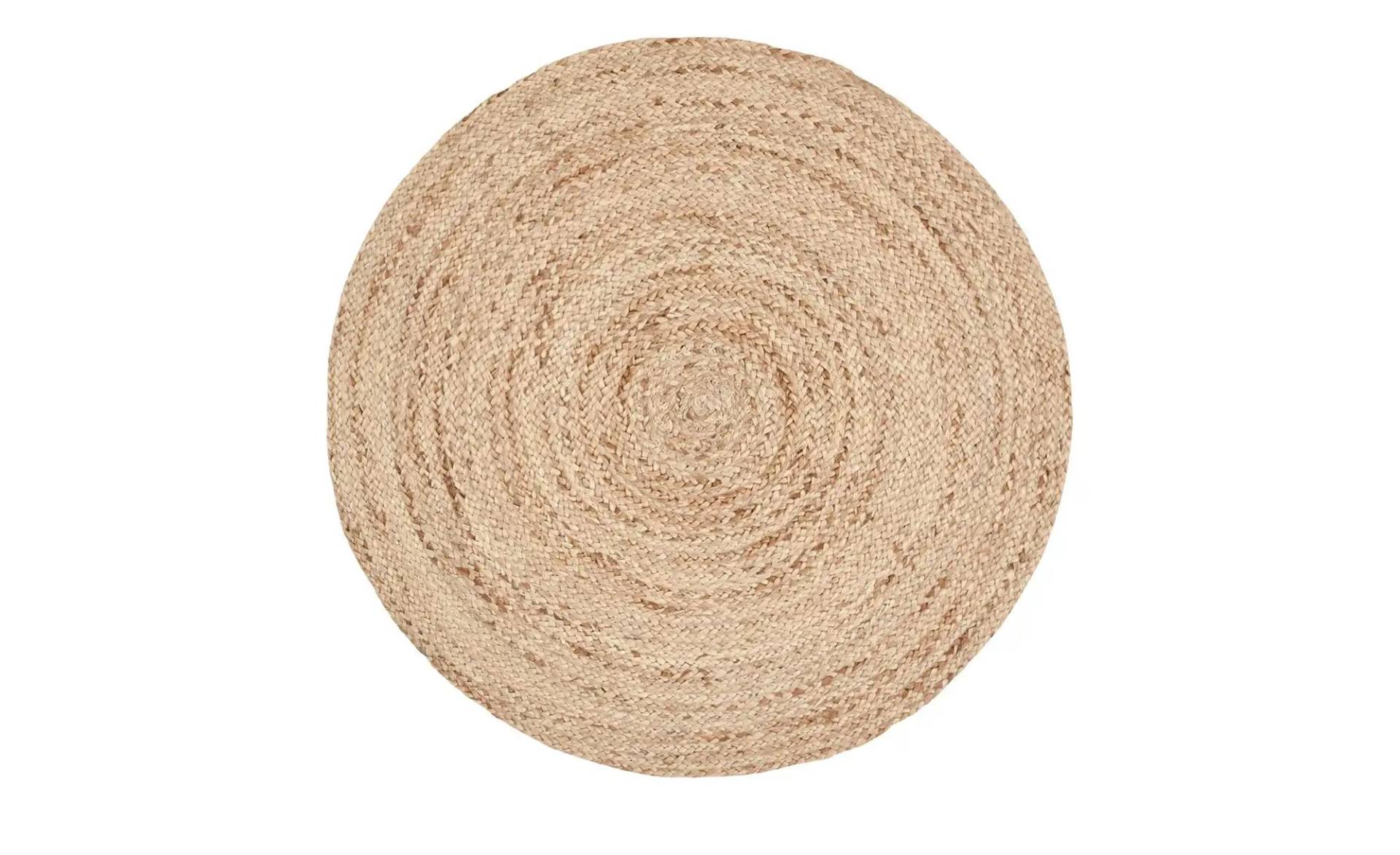 Jute-Teppich   ¦ beige ¦ Jute Ø: 120.0 Teppiche > Wohnteppiche > Naturteppiche - Möbel Kraft