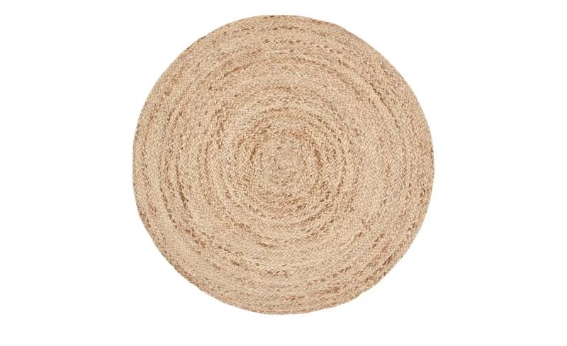 Jute-Teppich   ¦ beige ¦ Jute Ø: 120.0 Teppiche > Wohnteppiche > Naturteppiche - Möbel Kraft