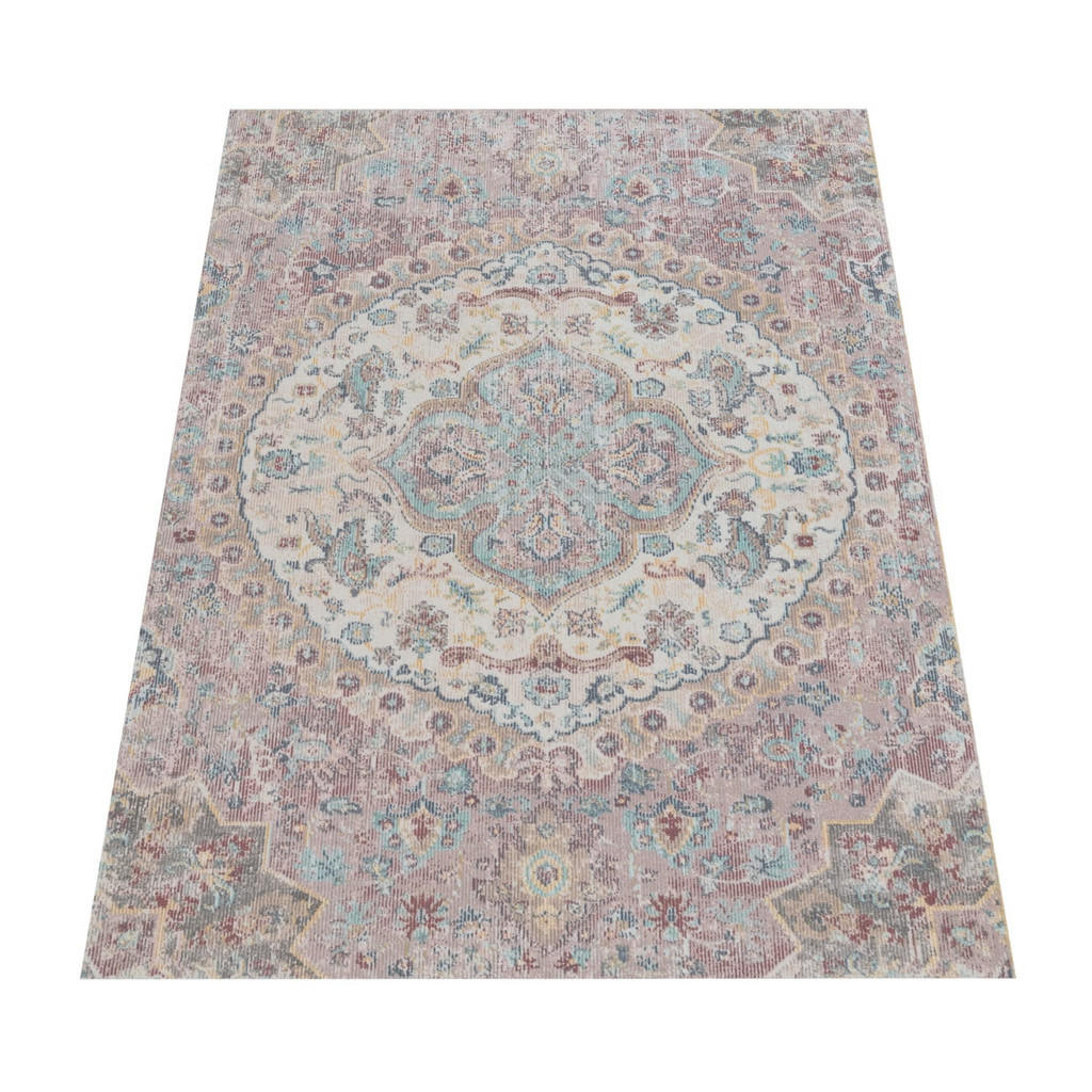 Kadima Design Teppich, Rosa, Textil, Rechteckig, 120x170 cm, pflegeleicht, Teppiche & Böden, Teppiche, Outdoorteppiche von KADIMA DESIGN