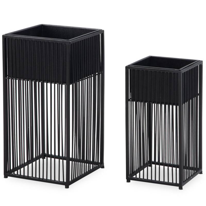 KADIMA DESIGN PFLANZKÜBEL Schwarz