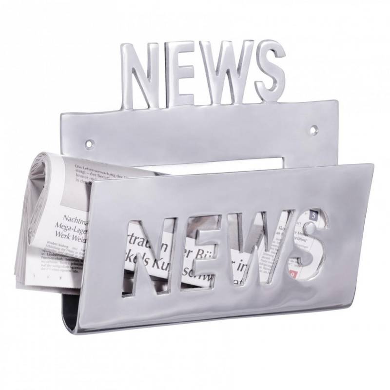 KADIMA DESIGN ZEITUNGSHALTER Silber