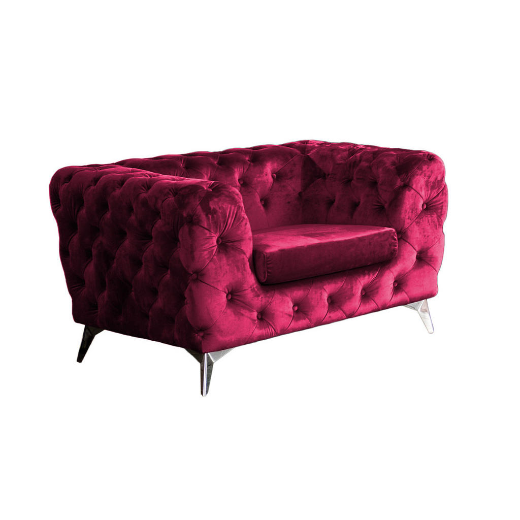 KAWOLA CHESTERFIELD-SESSEL Rot KAWOLA CHESTERFIELD-SESSEL Rot