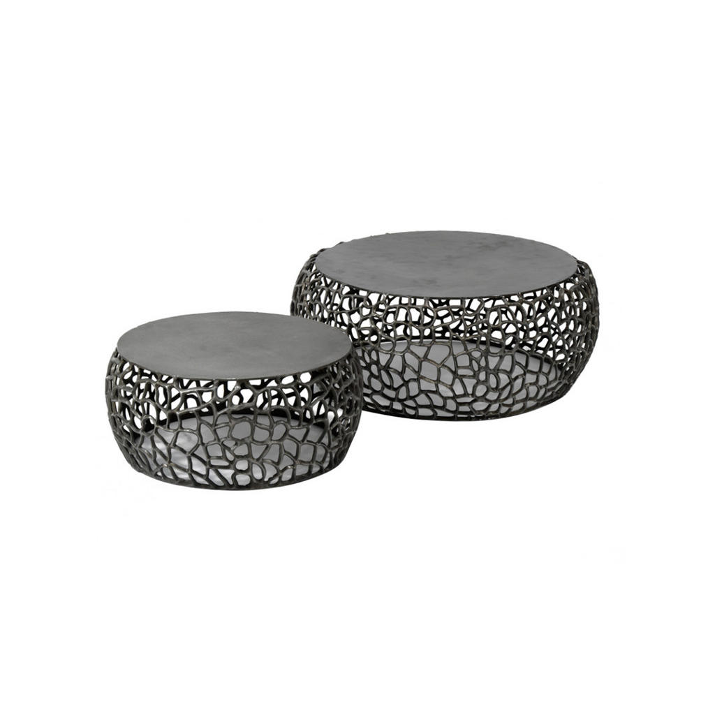 KAWOLA COUCHTISCH-SET Schwarz