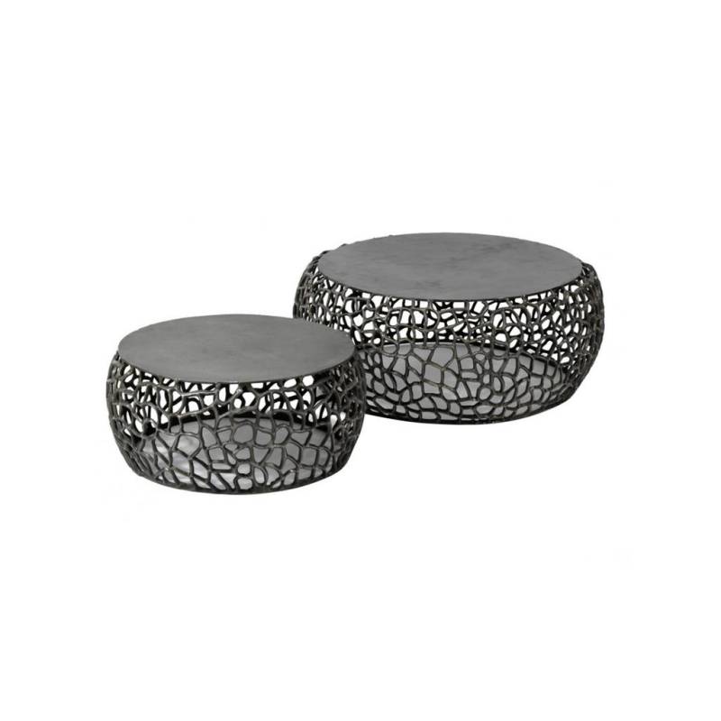 KAWOLA COUCHTISCH-SET Schwarz