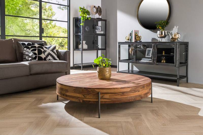 KAWOLA Couchtisch KEO Nussbaum braun