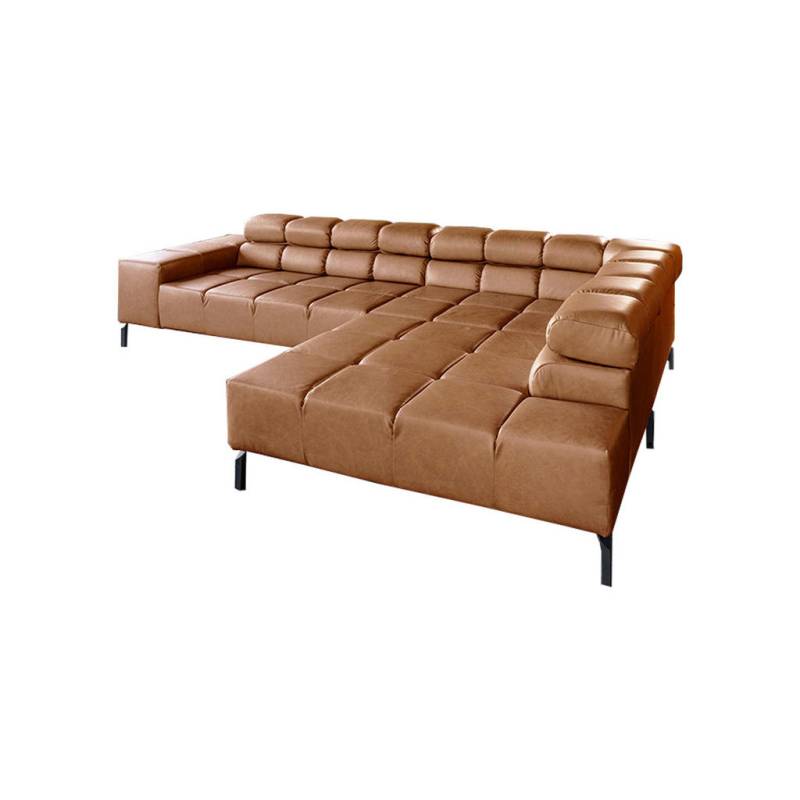 KAWOLA ECKSOFA Cognac