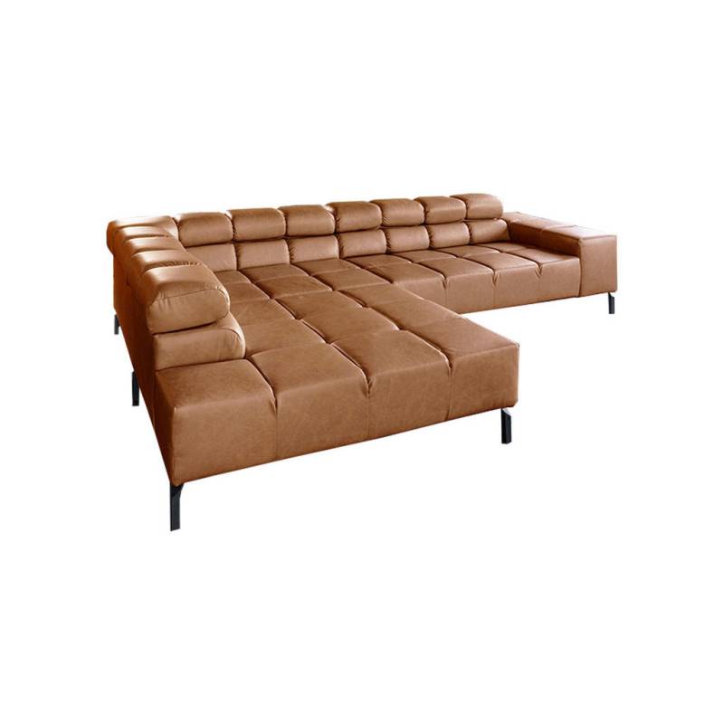 KAWOLA ECKSOFA Cognac