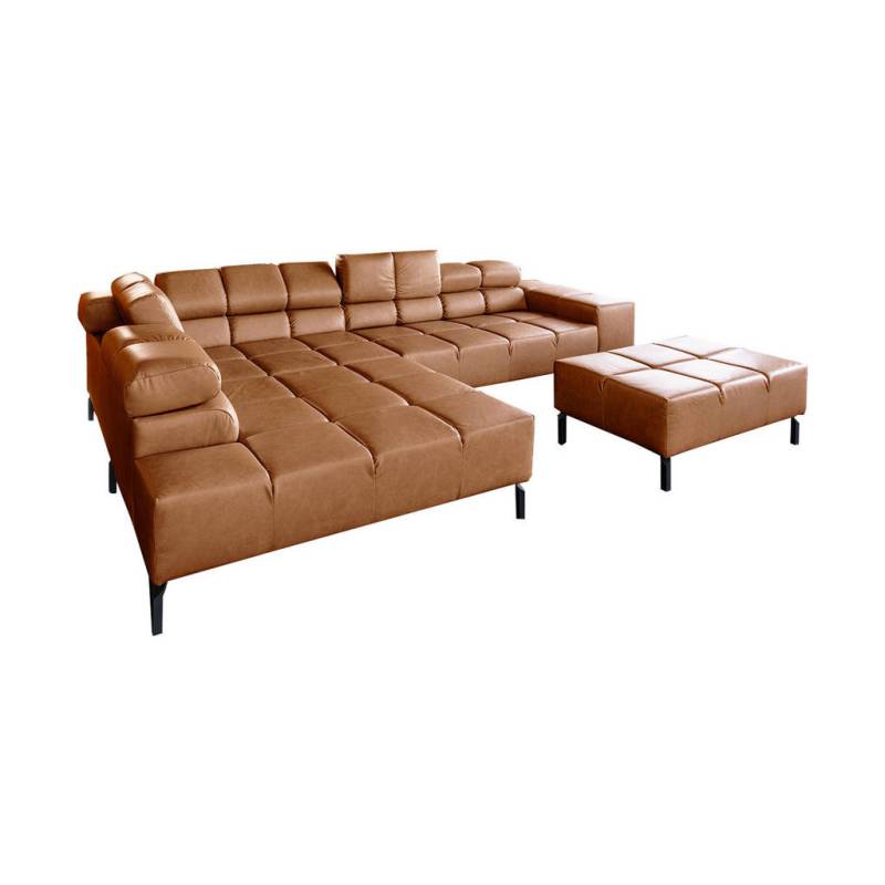 KAWOLA ECKSOFA Cognac