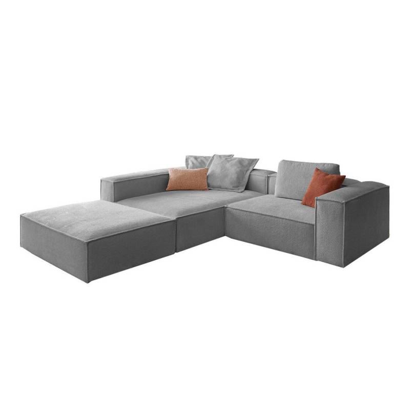 KAWOLA ECKSOFA Grau