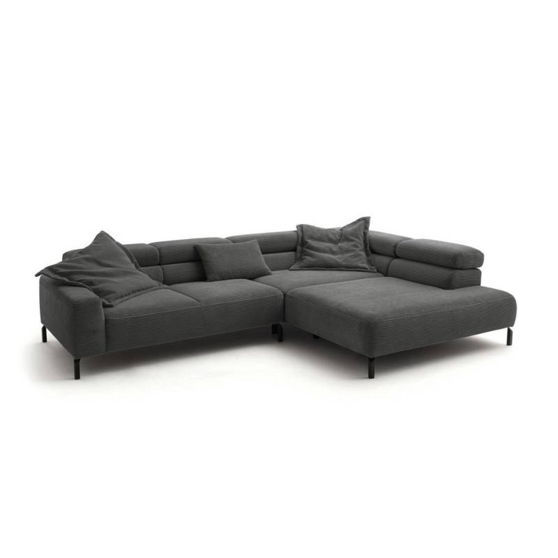 KAWOLA ECKSOFA Grau