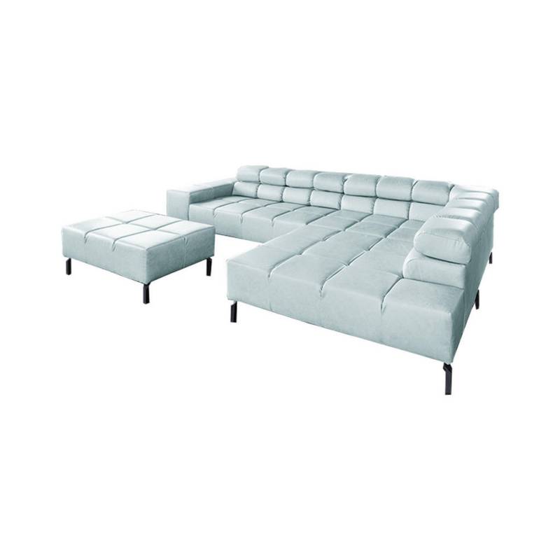 KAWOLA ECKSOFA Hellblau