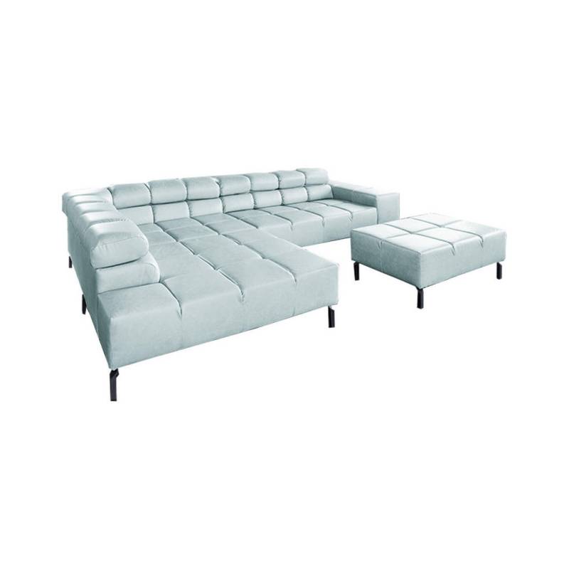 KAWOLA ECKSOFA Hellblau