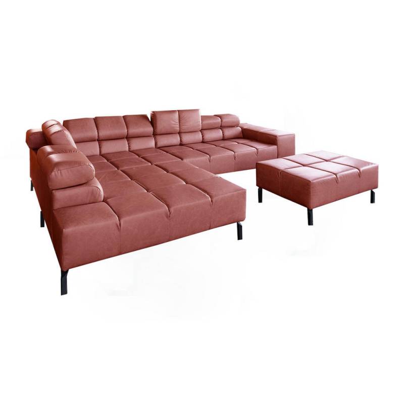 KAWOLA ECKSOFA Rot