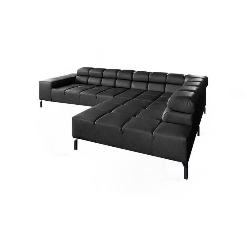 KAWOLA ECKSOFA Schwarz