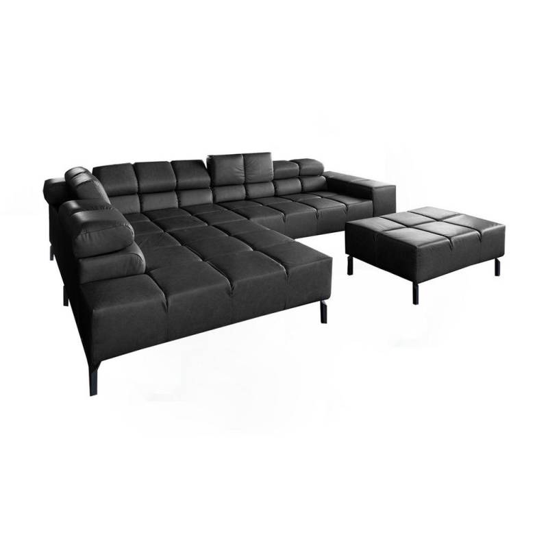 KAWOLA ECKSOFA Schwarz