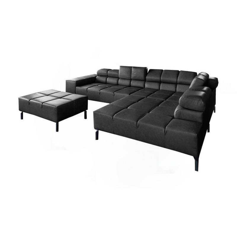 KAWOLA ECKSOFA Schwarz