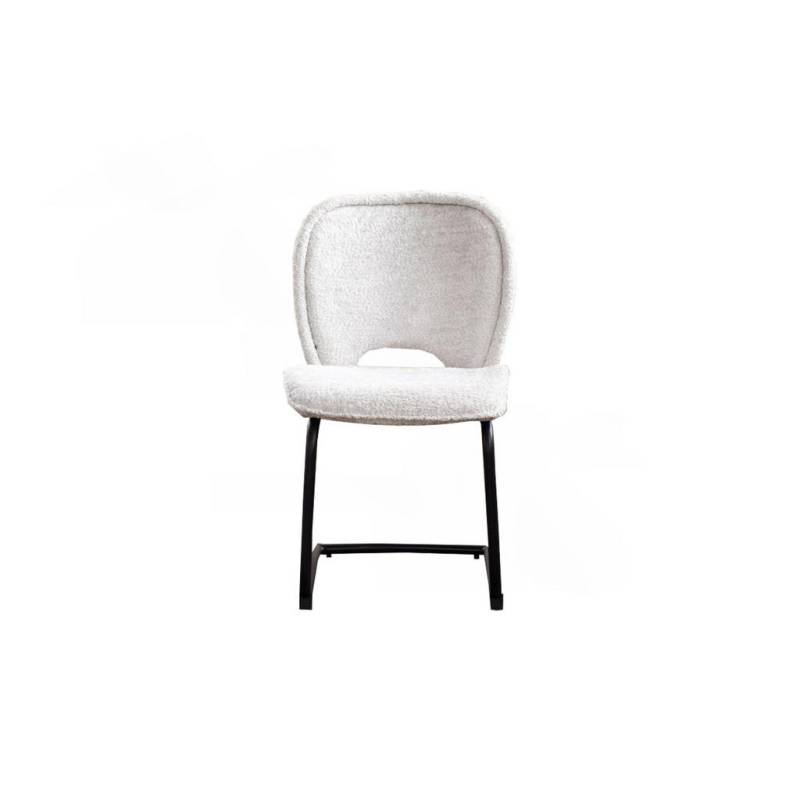 KAWOLA ESSZIMMERSTUHL Creme, Schwarz