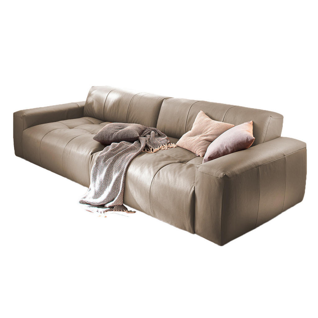 KAWOLA LEDERSOFA Taupe KAWOLA LEDERSOFA Taupe