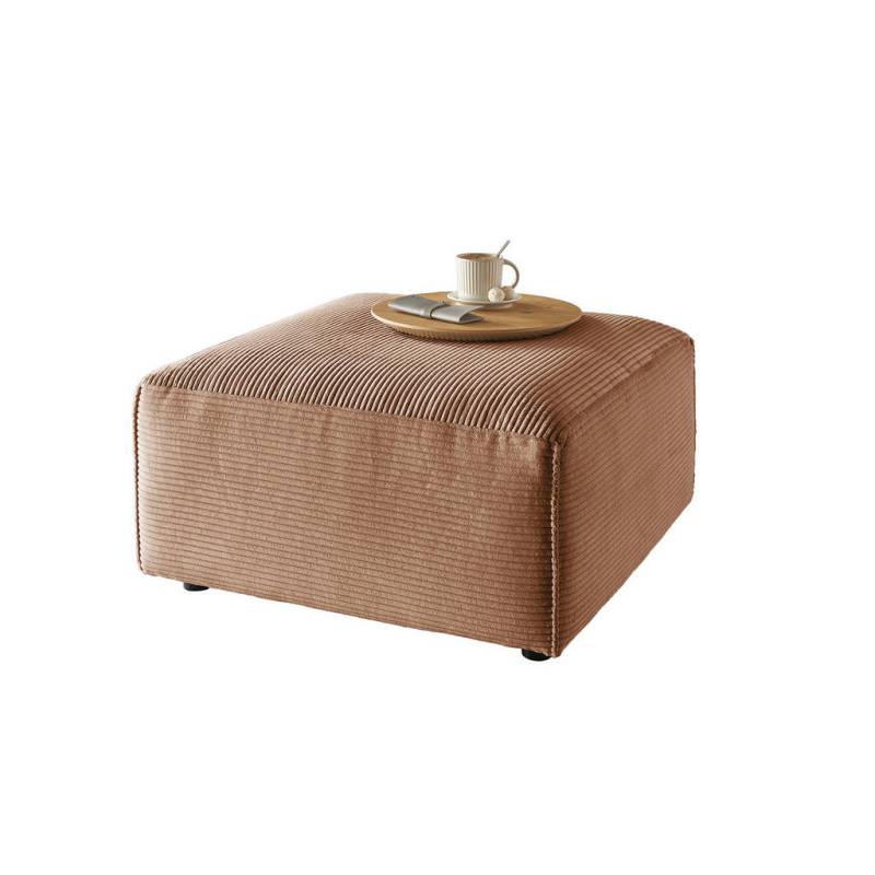 KAWOLA POLSTERHOCKER Braun