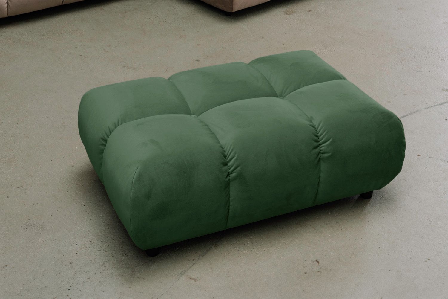 KAWOLA Polsterhocker VIVIEN Hockerbank Velvet smaragd KAWOLA Polsterhocker VIVIEN Hockerbank Velvet smaragd