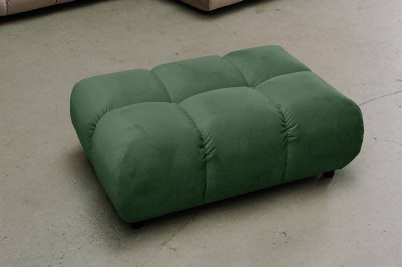 KAWOLA Polsterhocker VIVIEN Hockerbank Velvet smaragd KAWOLA Polsterhocker VIVIEN Hockerbank Velvet smaragd