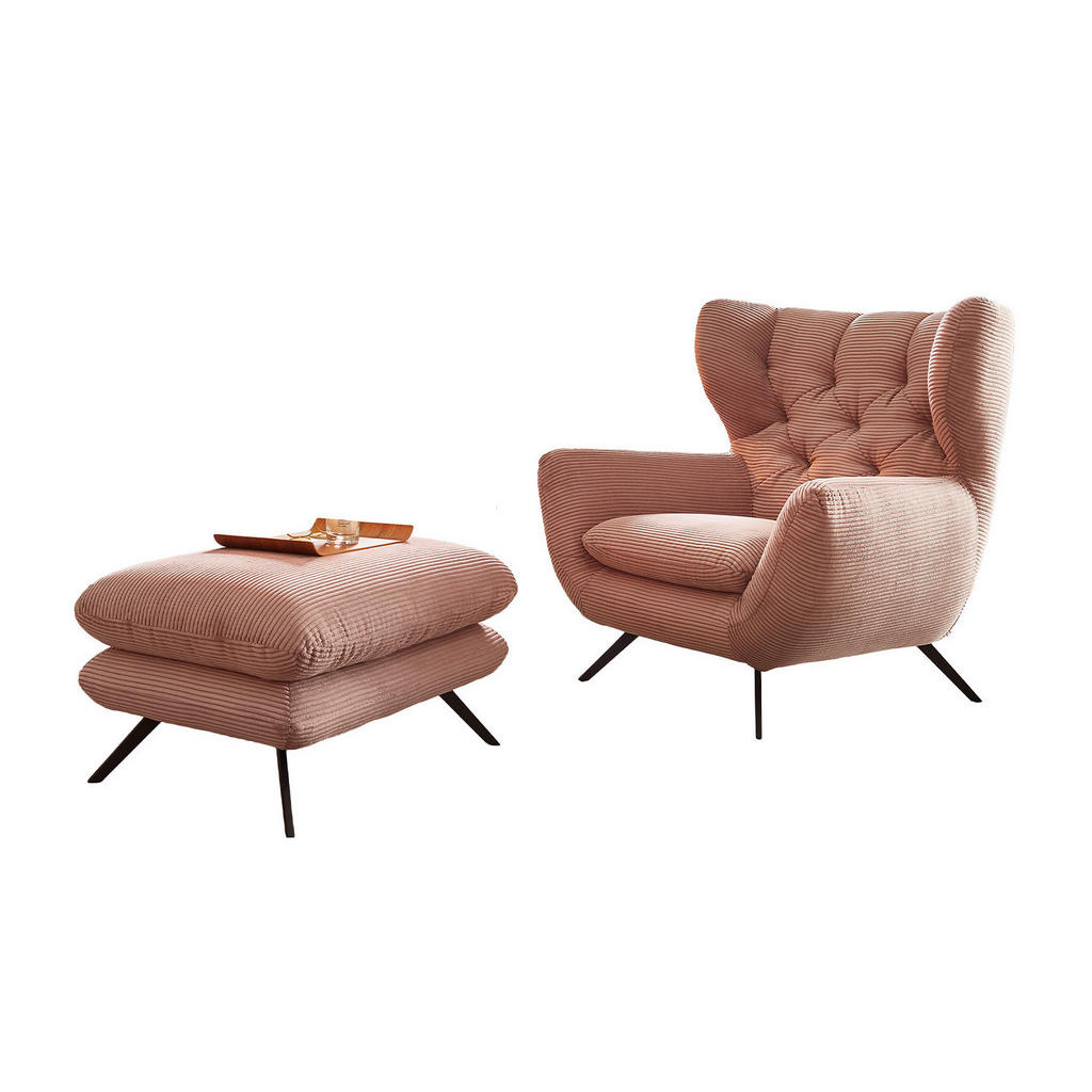 Kawola Sessel, Rosa, Textil, 100x106x95 cm, Wohnzimmer, Sessel, Polstersessel Kawola Sessel, Rosa, Textil, 100x106x95 cm, Wohnzimmer, Sessel, Polstersessel von KAWOLA